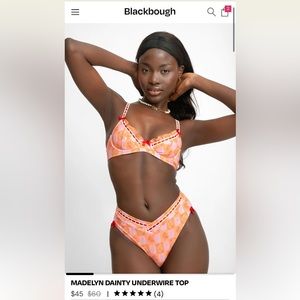 Blackbough pink and orange bikini NWT